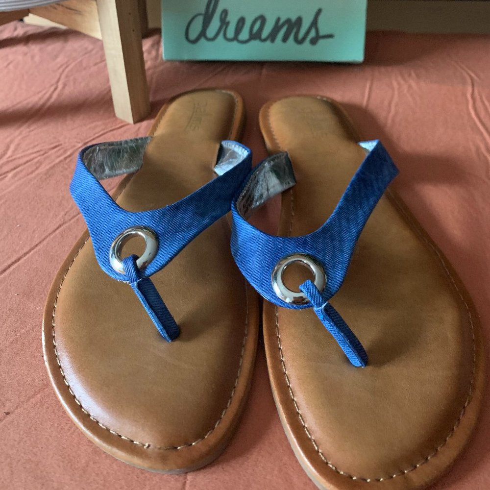 Palms Denim Look Sandals